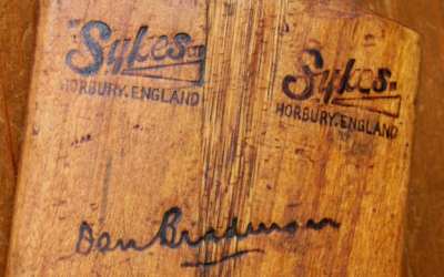 Sykes Don Bradman Bat