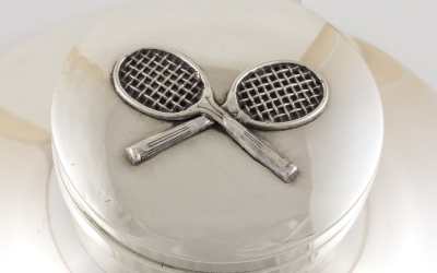 Tennis Silver Inkwell